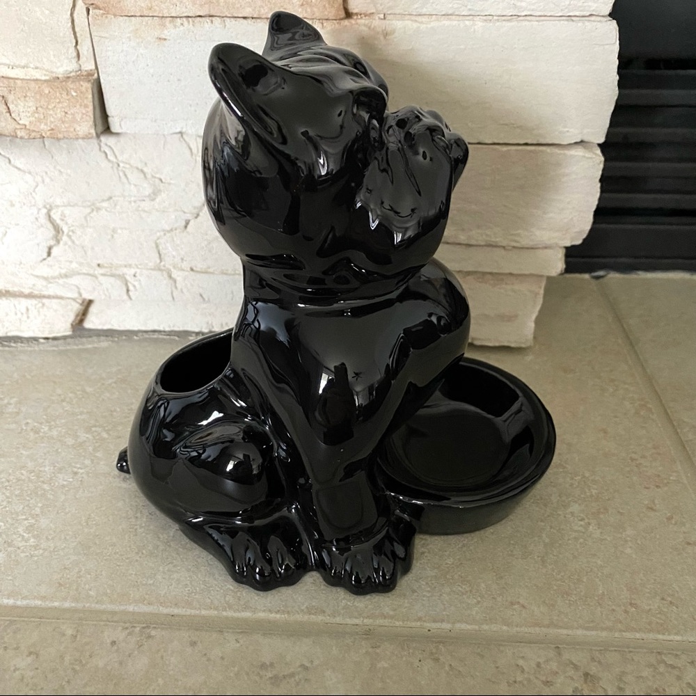 SOLD Vintage Hicock Bulldog with Bowl - Picture 6 of 11